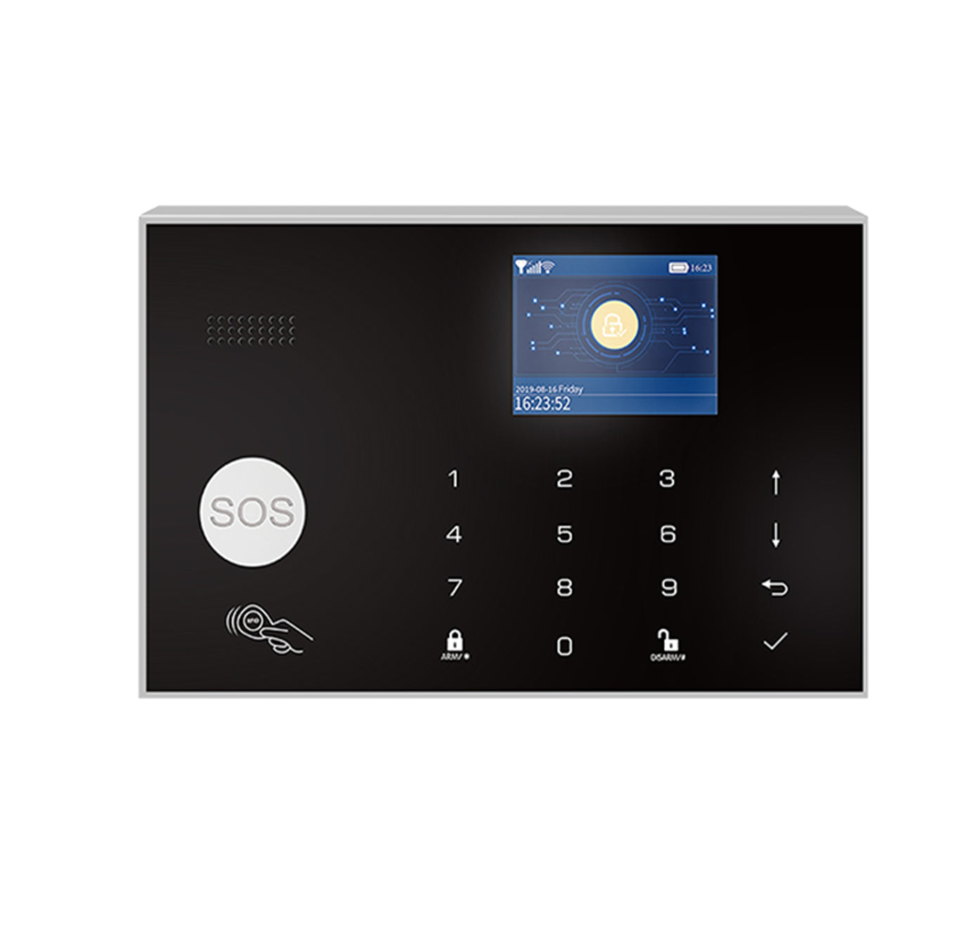 A2 - Alarme de sécurité WiFi / GSM (Noir)