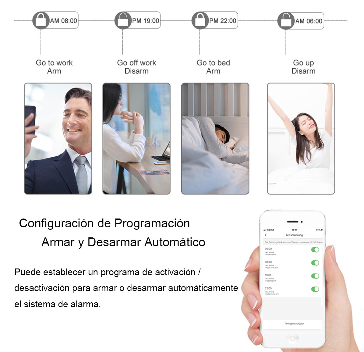 A1 - WiFi / GSM Système de Sécurité (Blanc)